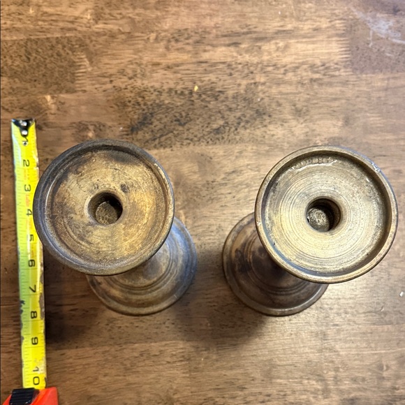 Elegant Bronze Candle Holders - Picture 3 of 3